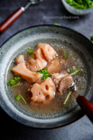 Lotus Root Soup with Pork Ribs | China Sichuan Food image