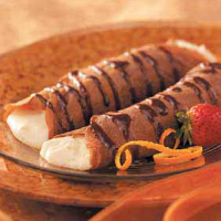 Chocolate Crepes Recipe: How to Make It - Taste of Home image