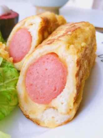 What to eat for breakfast-ham toast rolls recipe - Simple ... image