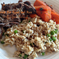 Crock Pot Roast and Rice - An Affair from the Heart image