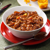 Hearty Beef & Bean Chili Recipe: How to Make It image