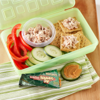 Tuna Salad Crackers Recipe | EatingWell image