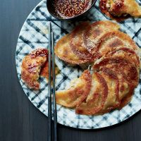 Pork-Kimchi Dumpling Pancakes Recipe - Corey Lee | Food & Wine image