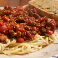Lots O'Veggies Sausage Spaghetti Sauce Recipe | Allrecipes image