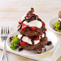 Chocolate Strawberry Shortcakes Recipe: How to Make It image
