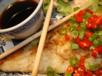 Pan Fried Cod with Asian Dressing Recipe - Food.com image