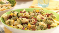 Italian Tortellini-Vegetable Salad Recipe - BettyCrocker.com image