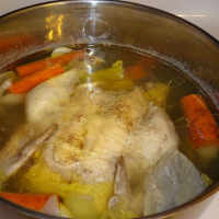 Rich Homemade Chicken Broth Recipe | Allrecipes image