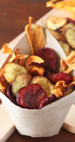 Healthy Baked Veggie Chips - Recipes - Faxo image