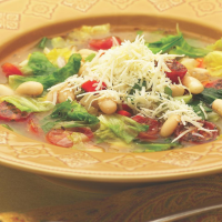 Escarole & White Bean Soup Recipe | EatingWell image
