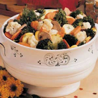 Overnight Marinated Vegetable Salad Recipe: How to Make It image