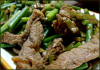 Beef & Garlic Scapes Stir Fry Recipe - Chinese.Food.com image