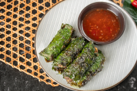 Grilled Beef in Betel Leaf (Bo La Lot) | Asian Inspirations image