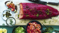 RecipeTin Eats x Good Food: Beetroot-cured salmon with ... image