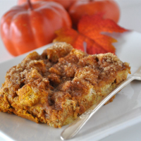 Pumpkin French Toast Bake Recipe | Allrecipes image