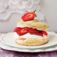 Strawberry Shortcakes with Meyer Lemon Cream Recipe ... image