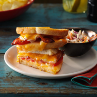 Bacon & Cheese Sandwiches Recipe: How to Make It image