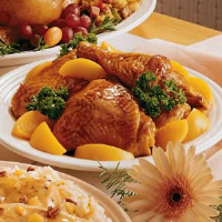 Chicken with Peaches Recipe: How to Make It image