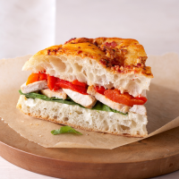Chicken Focaccia Bread Sandwiches Recipe | EatingWell image