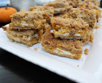 Pumpkin Cheesecake Bars with Streusel Recipe | Allrecipes image
