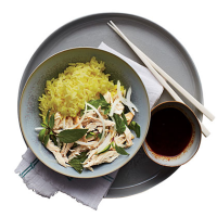 Chicken & Golden Rice Recipe | MyRecipes image
