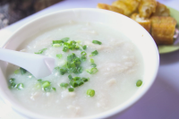 Chinese Chicken and Rice Porridge (Congee) Recipe | Epicurious image