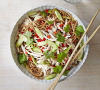 Cold chicken noodle salad recipe | BBC Good Food image