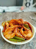 Spicy Shrimp with Oyster Sauce recipe - Simple Chinese Food image