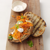 Spicy Carrot Sandwiches Recipe | Food & Wine image