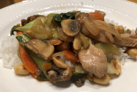 Chicken, Bok Choy and Mushroom Stir Fry | Sizzle and Chill image