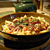 Bow Ties with Sausage, Tomatoes and Cream | Allrecipes image