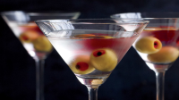 Bloody Eyeball Martini Recipe | Martha Stewart image