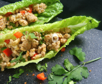 Keto Thai Chicken Lettuce Wraps (WITH NUTRITION INFO ... image