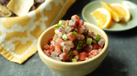 Watermelon Tuna Ceviche Recipe - Tablespoon.com image