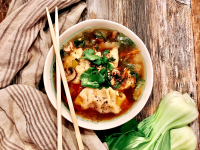 Chinese Dumpling Soup - A Hint of Wine image