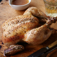 Roast Chicken with Aromatic Jus Recipe - Food & Wine image