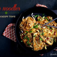 Fire Noodles with Crispy Tofu - Recipes for the Ethical Vegan image