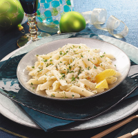 Lemon-Garlic Penne with Crab Recipe: How to Make It image