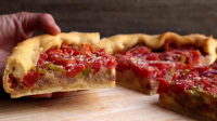 Chicago-Style Deep Dish Pizza | Recipe - Rachael Ray Show image
