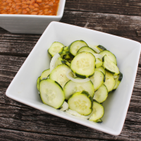 Crisp Marinated Cucumbers Recipe | Allrecipes image