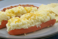 Hot Dog Boats - 3 Ingredients - Food.com - Recipes, Food ... image
