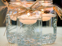 DIY Mason Jar Floating Candles | Just A Pinch Recipes image