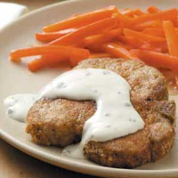 Breaded Pork Chops with Chive and Onion Cream Cheese ... image
