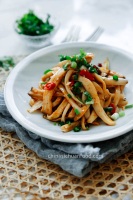 King Oyster mushroom salad | China Sichuan Food image