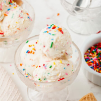Sprinkles Ice Cream - Easy Funfetti Ice Cream! image