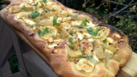 Artichoke Flatbread with Garlic and Lemon Recipe ... image
