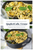 Spaghetti alla Nerano: a traditional Italian recipe from ... image