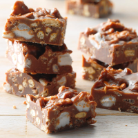 Chocolate Marshmallow Peanut Butter Squares Recipe: How to ... image