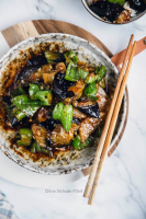 Di San Xian—Chinese Sautéed Potato Eggplants and Green ... image