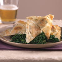 Pan-Fried Pork Wontons with Spinach | Rachael Ray In Season image